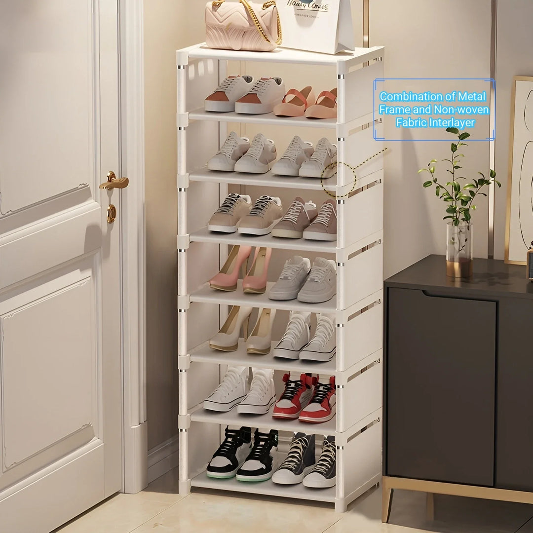 BowLift | Space-Saving Metal Frame Shoe Rack with 6/8 Layers – Liora