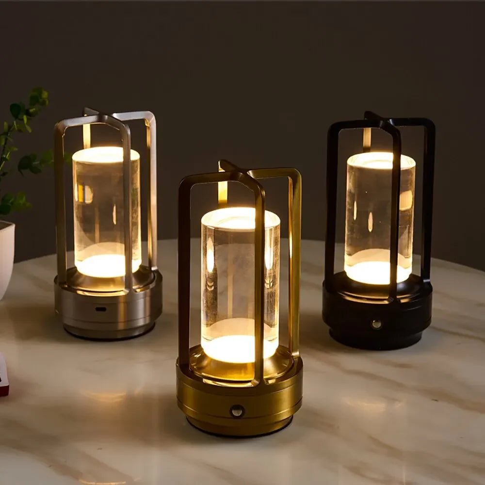 Crystal Table Lamp Bowlift