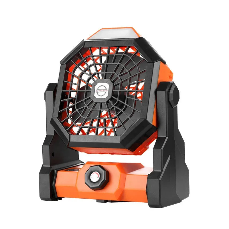 BowLift | LumoFan Pro | Camping Fan with LED | 7800 mAh Battery | USB Rechargeable