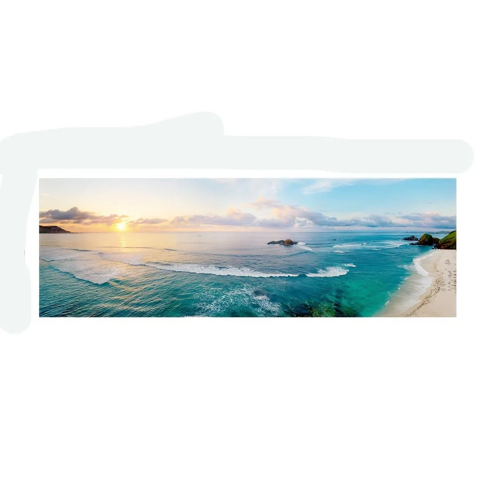 Mountain Lake Forest Wilderness Wall Art Large Format Canvas Prints Wide Format Landscape Picture For Above The Sofa Or Above The Bed | Bowlift