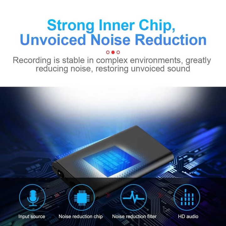BowLift | Compact HD Voice Recorder & MP3 Player