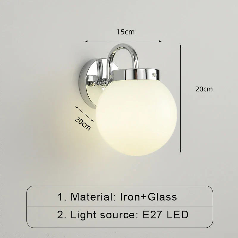 ModernWall - Scandinavian LED Wall Lamp with Glass Bowlift