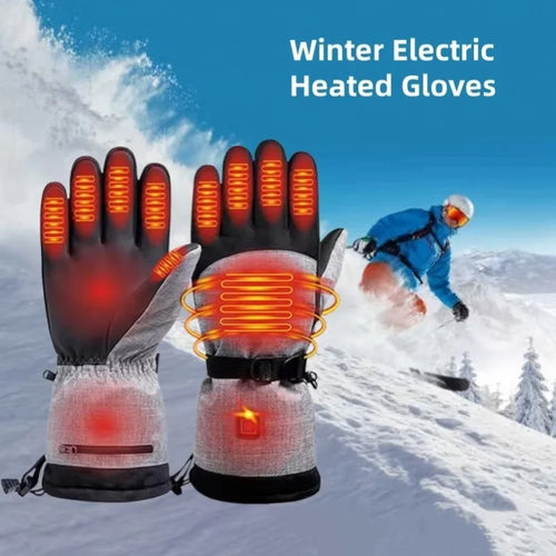 BowLift | Heated Gloves ThermoRide | Waterproof & Windproof | Electric Winter Gloves for Motorcycle, Bicycle & Outdoor | Long-lasting Warmth