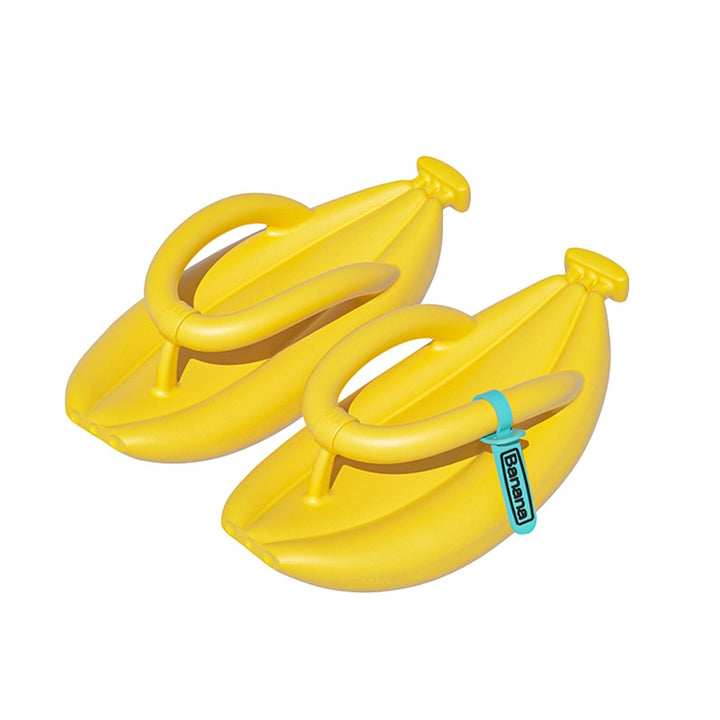 BowLift | Plush Banana Comfy EVA Flip Flops