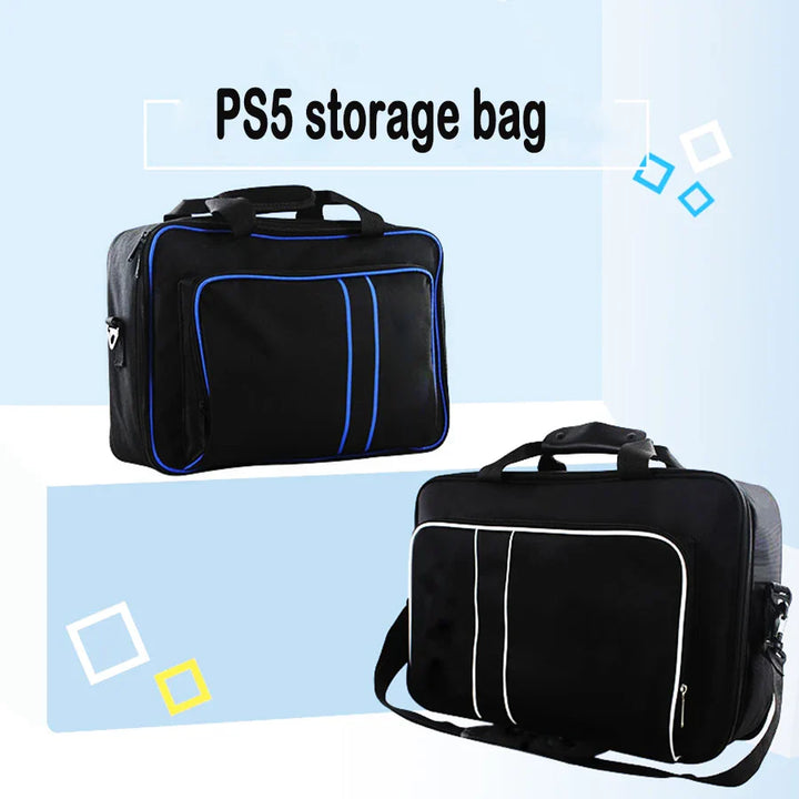 BowLift | Gearvault Carrying Bag for PS5 Console & Accessories | Shockproof & Water-Resistant | With Shoulder Strap & Organizer Compartments