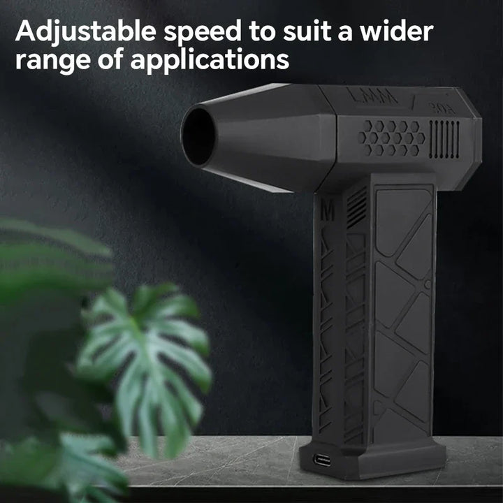 High-Speed Turbofan | Violent Fan with High Air Volume | Brushless Charging Handheld Outdoor Car Fan | Bowlift