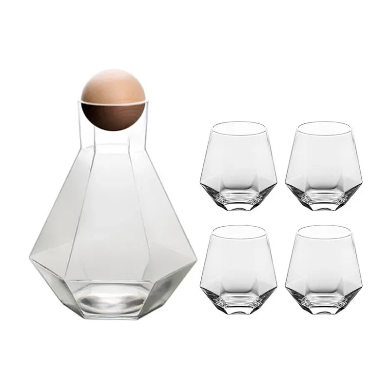 Diamond Drinkware 5-Piece Set Bowlift