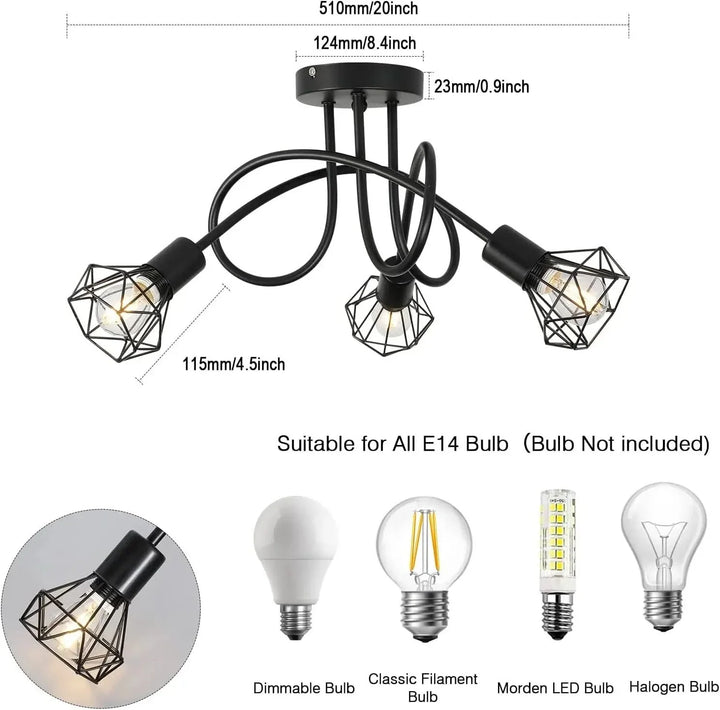 BowLift | FELORA – Modern ceiling light