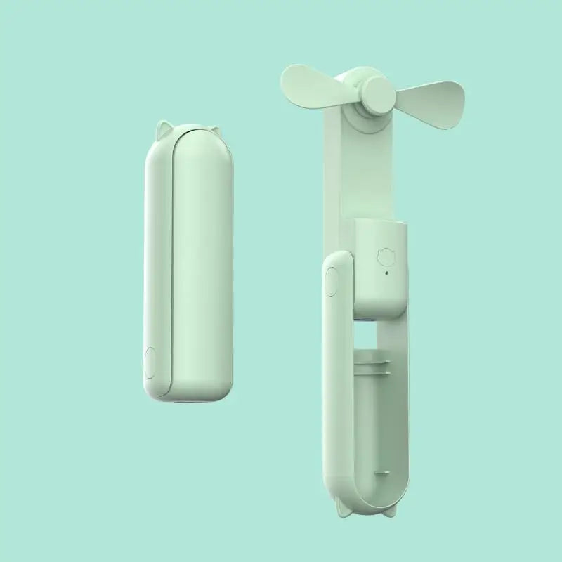 New Handheld Portable Mini Fan - Creative, Three-Speed Adjustable, Solid Color, USB Rechargeable Small Fan | Bowlift