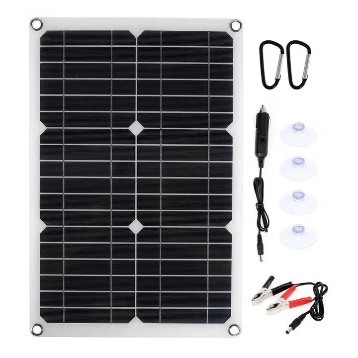 BowLift | SolaVibe Solar Panel 1200W | Flexible 12V Charging Panel | 2x USB & 100A Charge Controller | Outdoor Camping