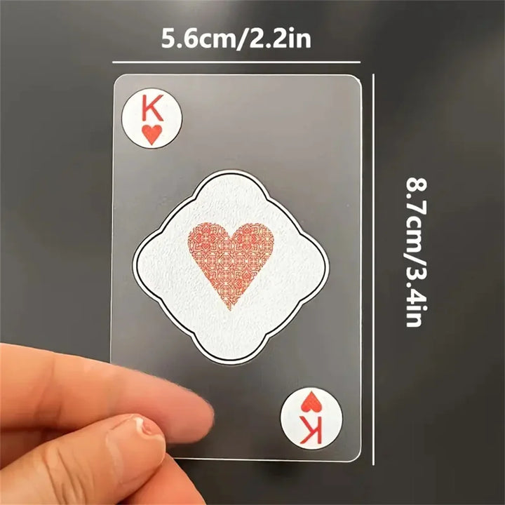 BowLift | Waterproof Transparent Playing Cards