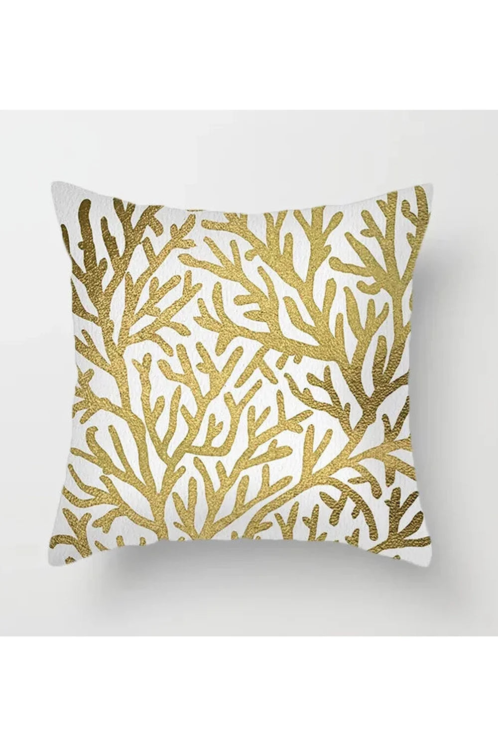 Yellow Leaf Polyester Pillowcase | Bowlift