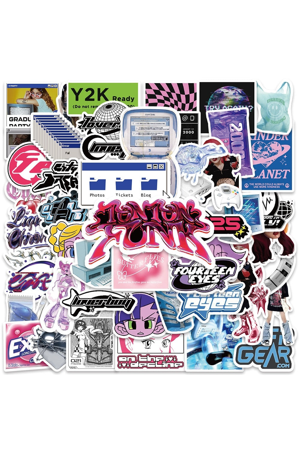 Girls Theme Stickers | Bowlift