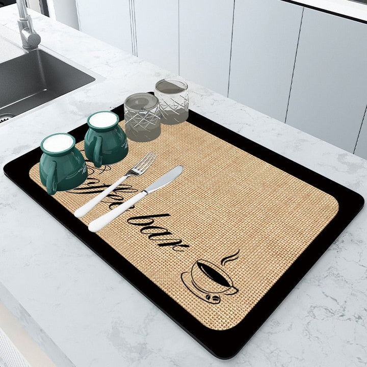 BowLift | Draining Mat | Super absorbent, non-slip & unique design