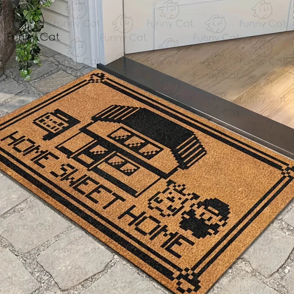 BowLift | Lightweight Washable Doormat Welcome Mat Carpet Bedroom Living Room