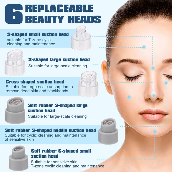 BowLift | Electric Bubble Blackhead Remover with USB Rechargeable Suction and Water Cycle Technology
