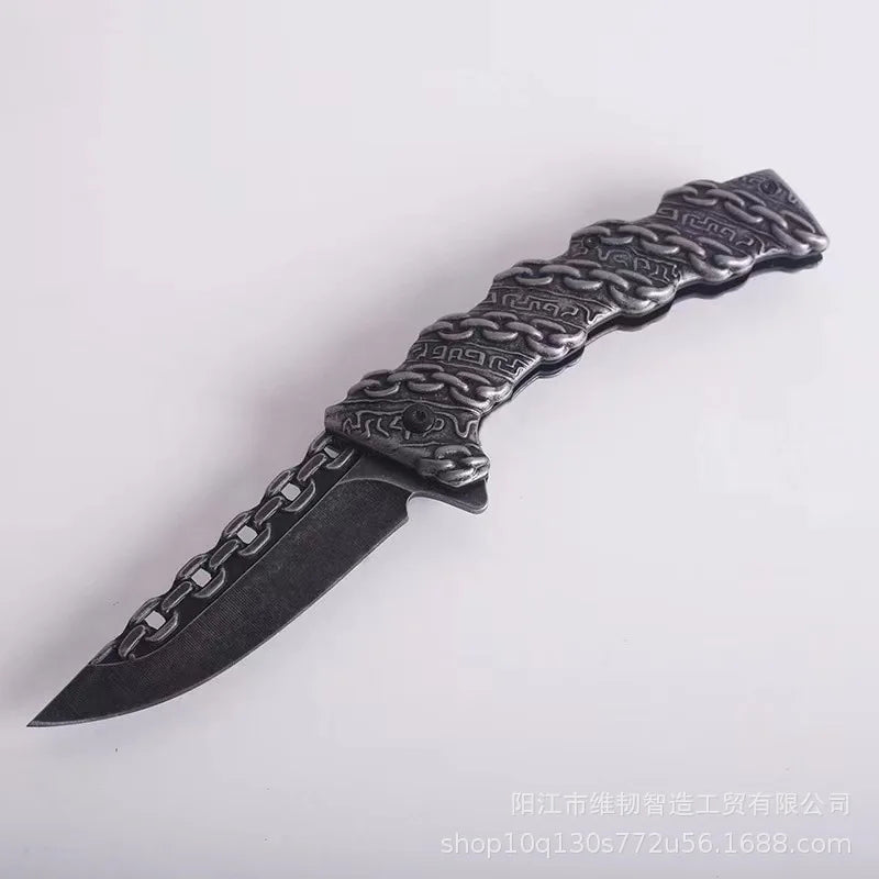 Tactical Nigh Skull Foldable Pocket Knife | Bowlift