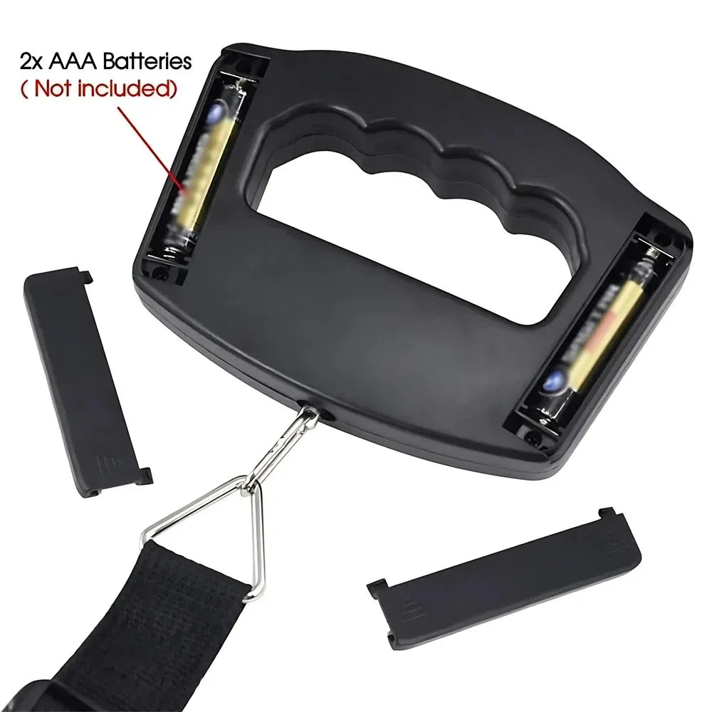 BowLift | WeighLite Digital Luggage Scale | LCD Display with Backlight | Up to 50 kg | Portable & Precise | For Travel & Baggage