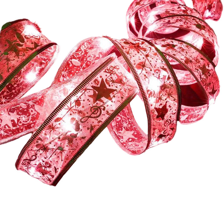 BowLift | Glowing LED Ribbon Pattern Elegant Christmas Decoration
