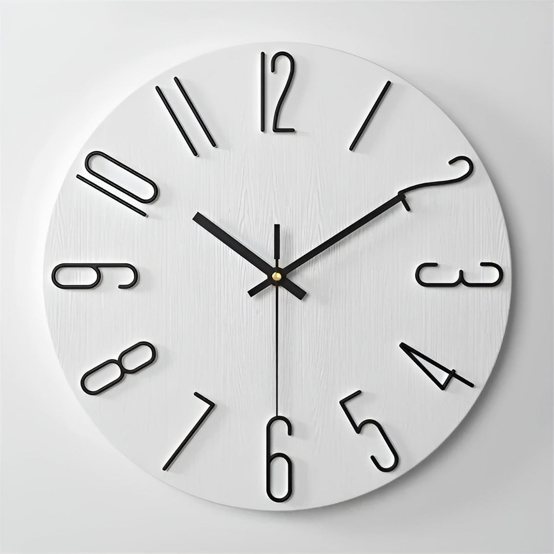 3D Wall Clock – Modern and Elegant | Decorative Wall Clock for Living Room and Office | Bowlift