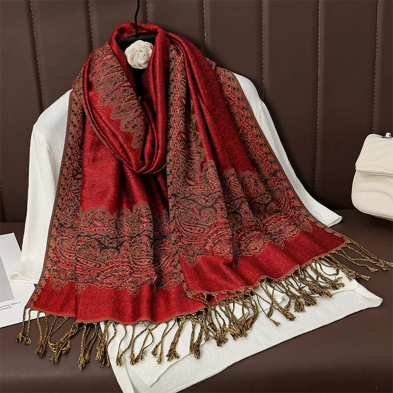 BowLift | Élégancea | Women's Scarf | Cashmere Feel | 70 × 190 cm | Luxury Print & Warm