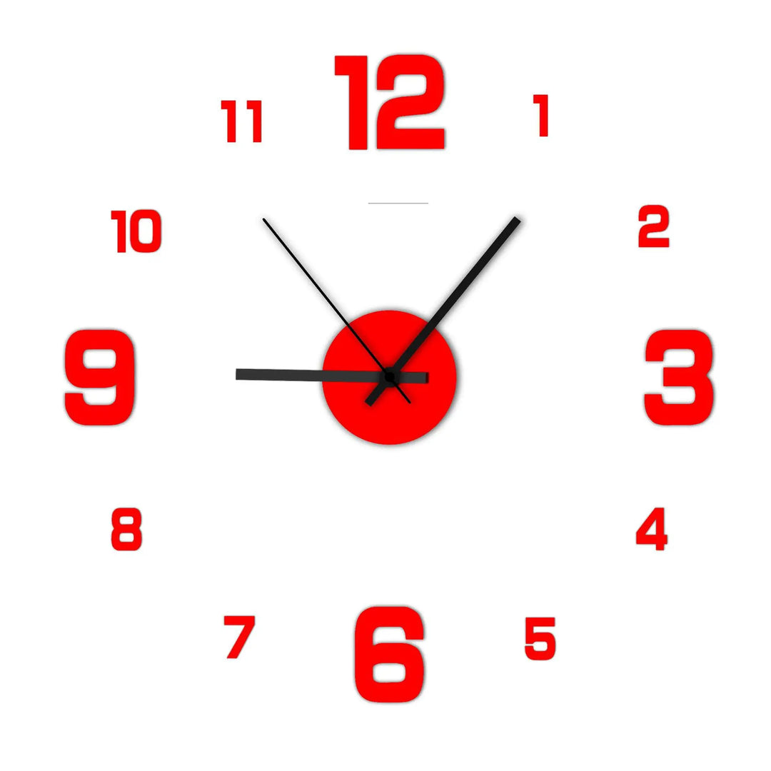 BowLift | Creative frameless wall clock