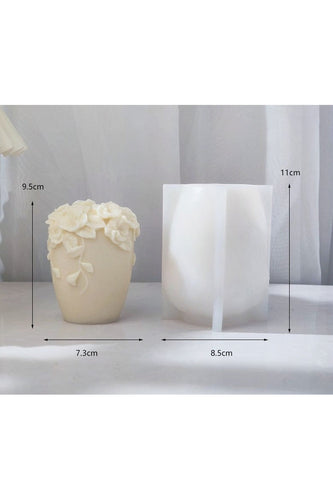 Rattan Flower Candle Shape | Bowlift