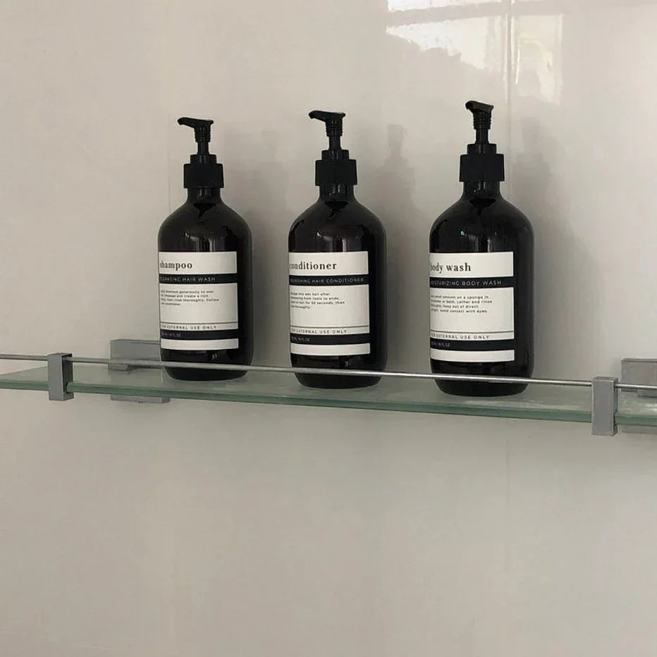 AmberLux 3-piece refillable dispenser set Bowlift