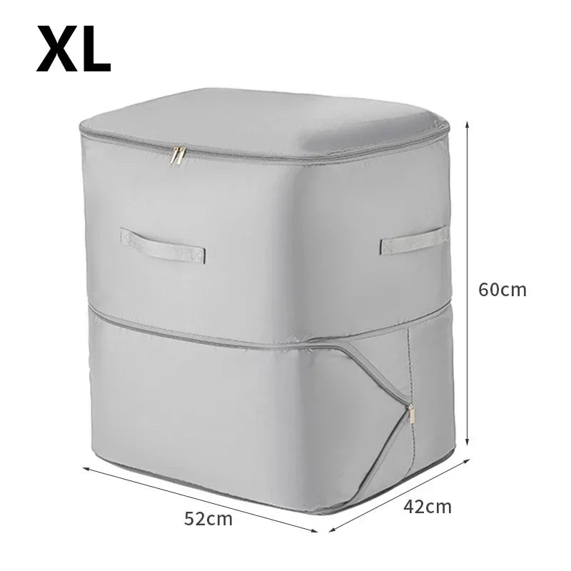 Storage bag for bedding with 40% space savings | Bowlift