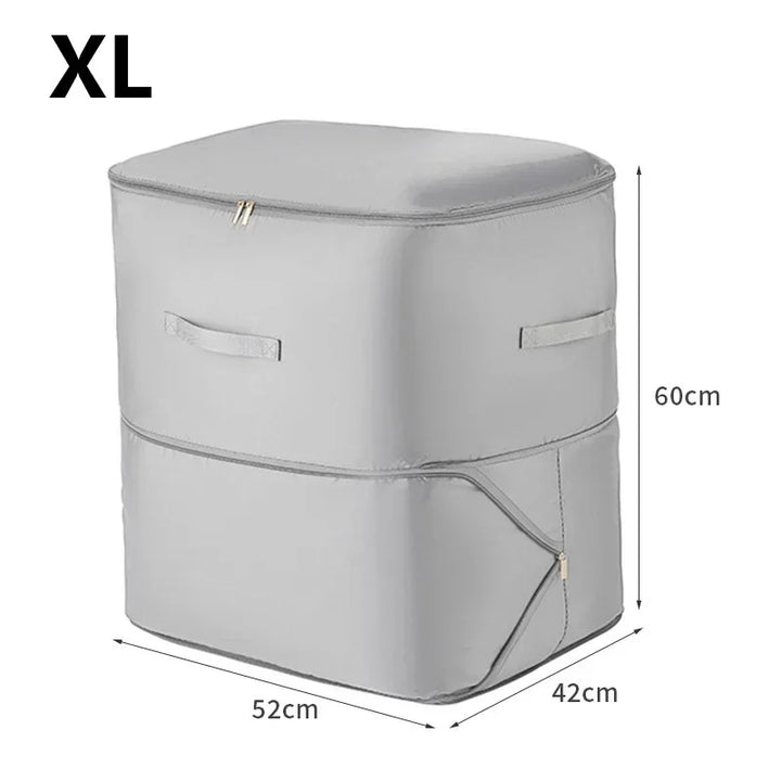 Storage bag for bedding with 40% space savings | Bowlift