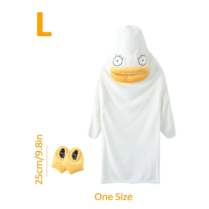 BowLift | Confused Duck Warm Adult Pajamas Costume