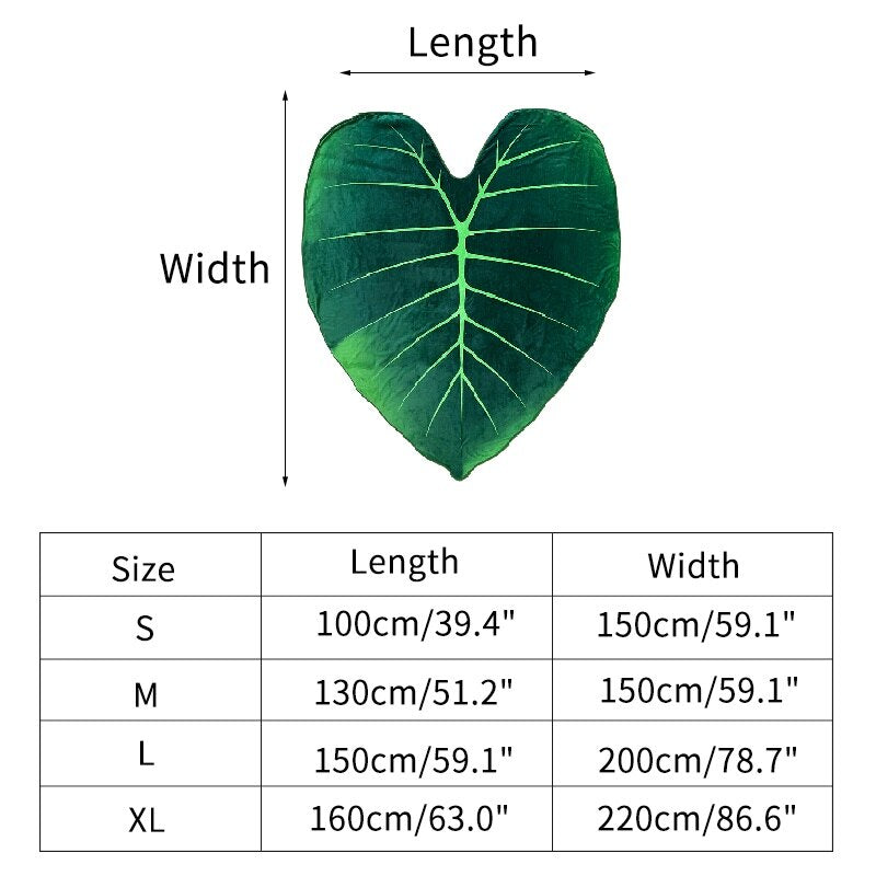 BowLift | Super Soft Giant Leaf Blanket