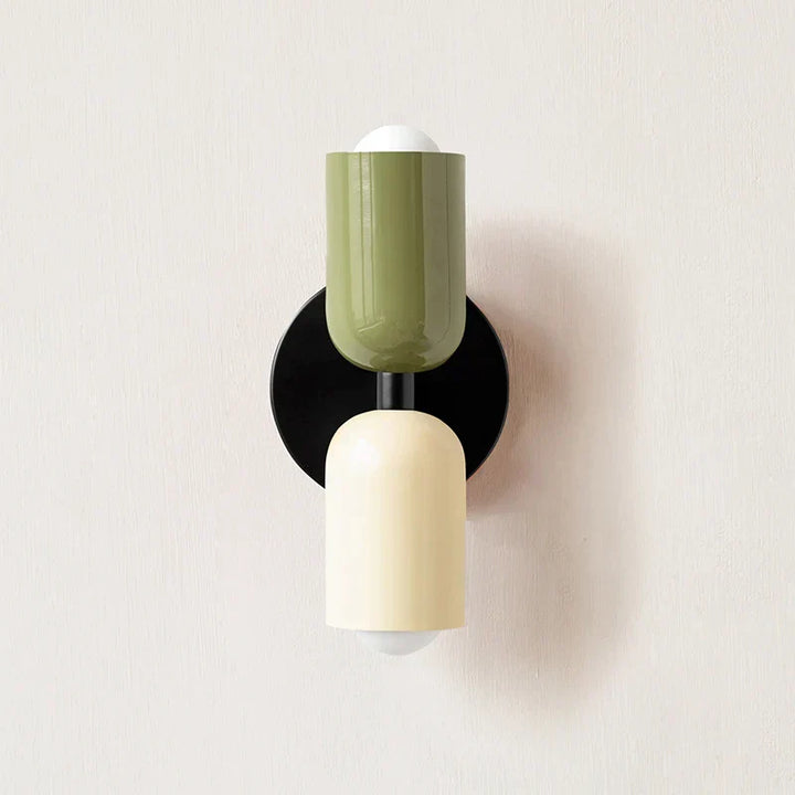 BowLift | Double Head Wall Lamp Black Base