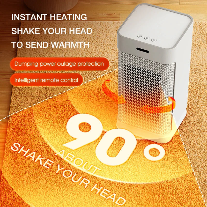 BowLift | Wearable Ceramic Electric Heater with PTC and Night Light