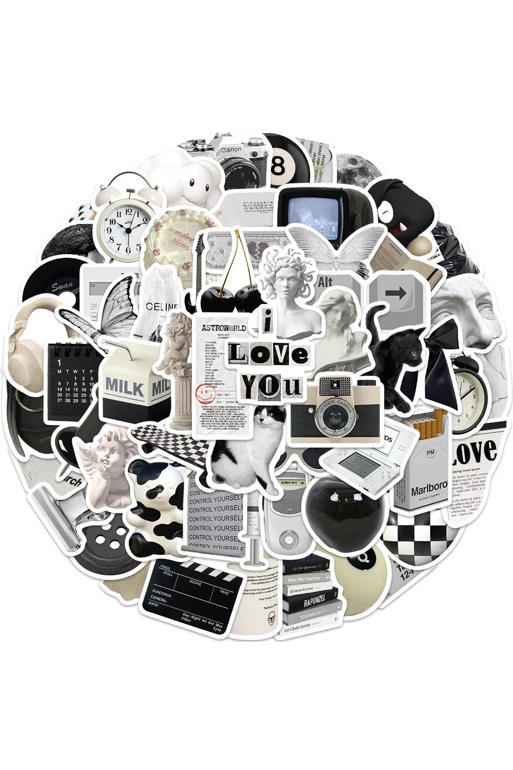 Black White Sticker | Bowlift