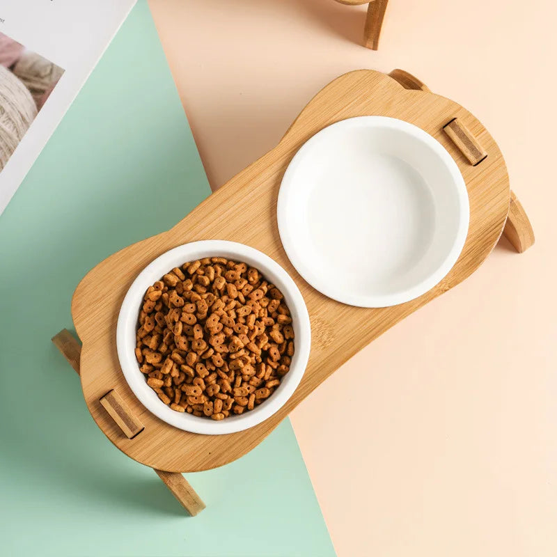 BowLift | Convenient feeding with bamboo bowls