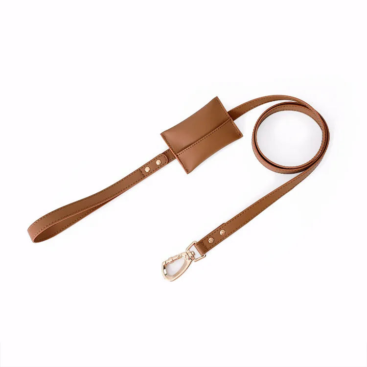Adjustable Leather Dog Harness with Custom Engraving Bowlift