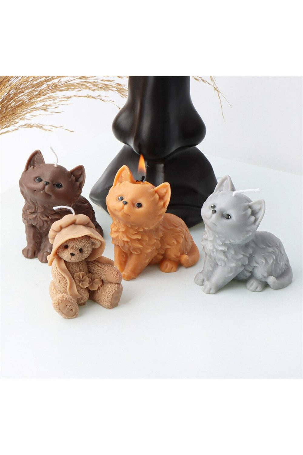 Bear Gypsum Candle Mold | Bowlift