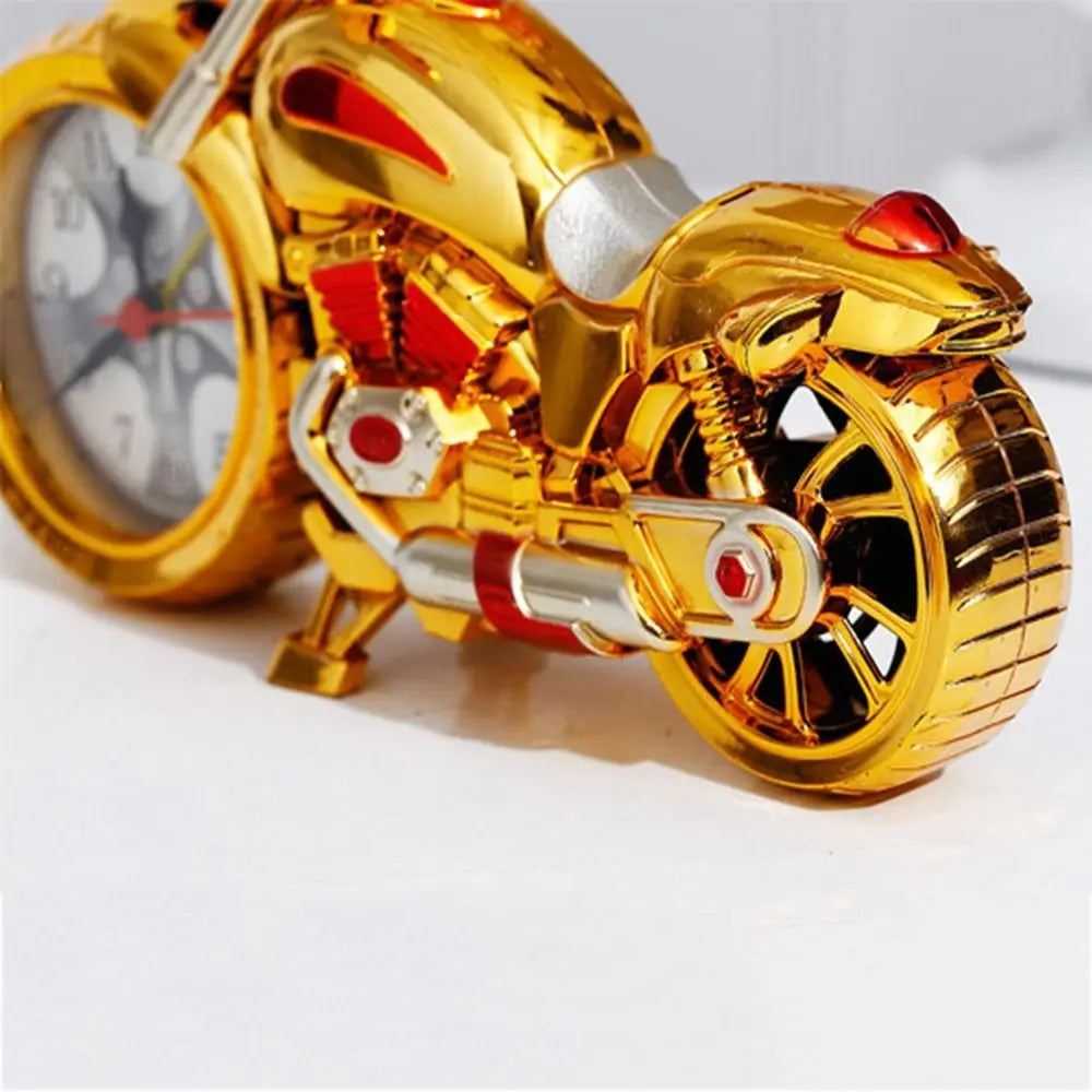 Vintage Motorcycle Bedside Alarm Clock | Bowlift