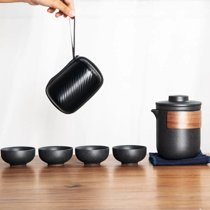 BowLift | Portable Travel Ceramic Teaware Set