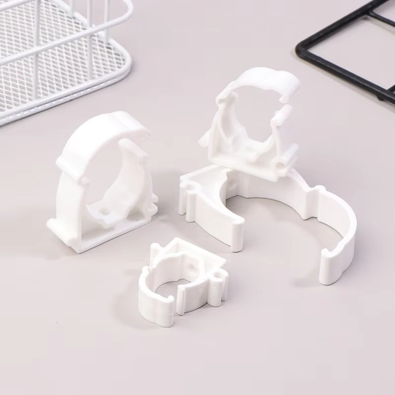 BowLift | Plastic PPR Pipe Clamp Holders with Protective Cover, Set of 20