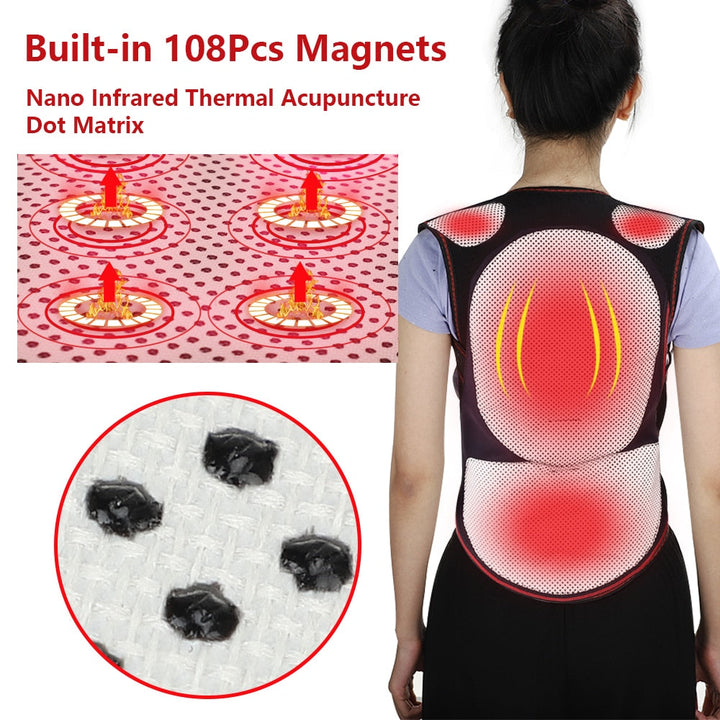 BowLift | Self-Heating Magnetic Back Support Massager