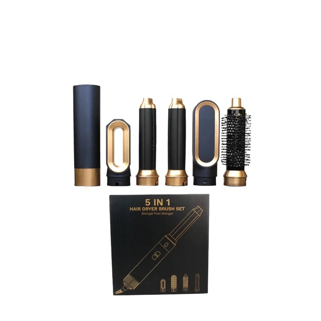 BowLift | Glossify 5-in-1 Hair Styler | 1000W Hot Air Brush with Ionic Technology