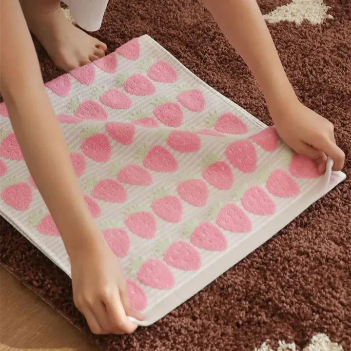 Strawberry Series Cotton Towel Collection | Bowlift