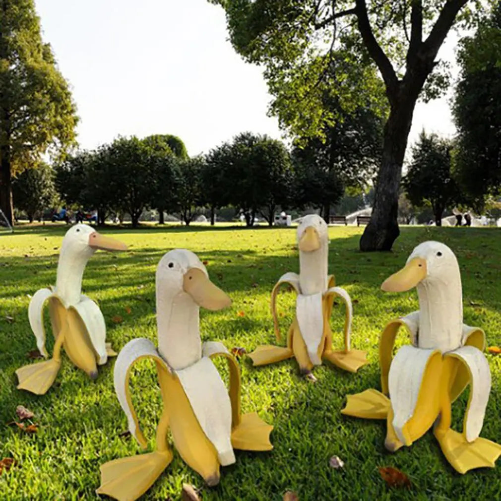 Peeled Banana Duck Face Garden Decor | Bowlift