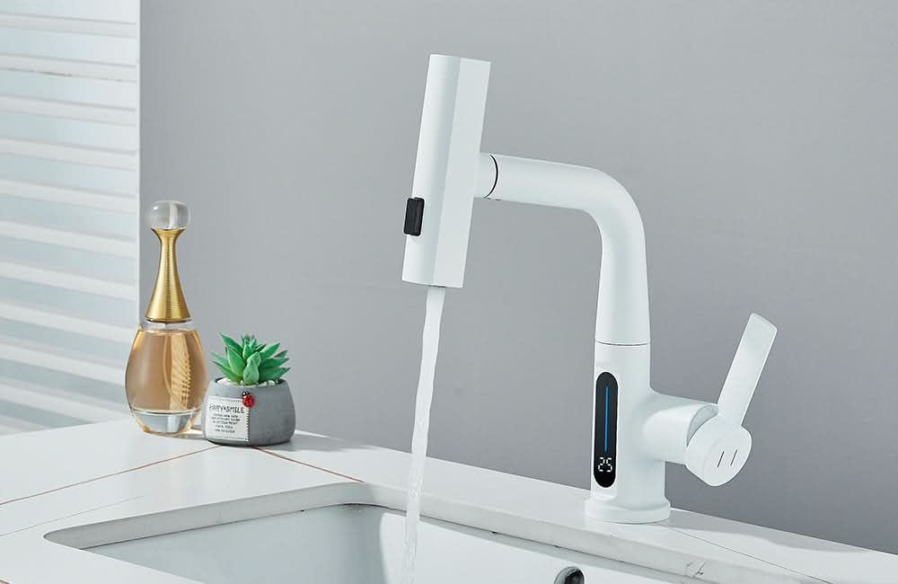 BowLift | LUXOR - Modern digital washbasin tap