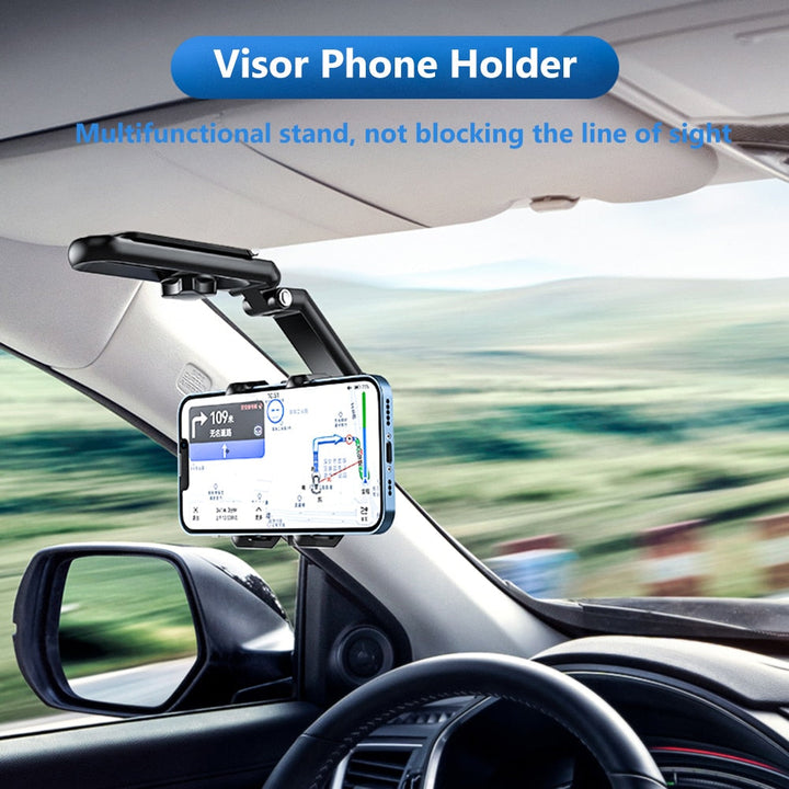 BowLift | Sun Visor Car Rotating Phone Holder Clip