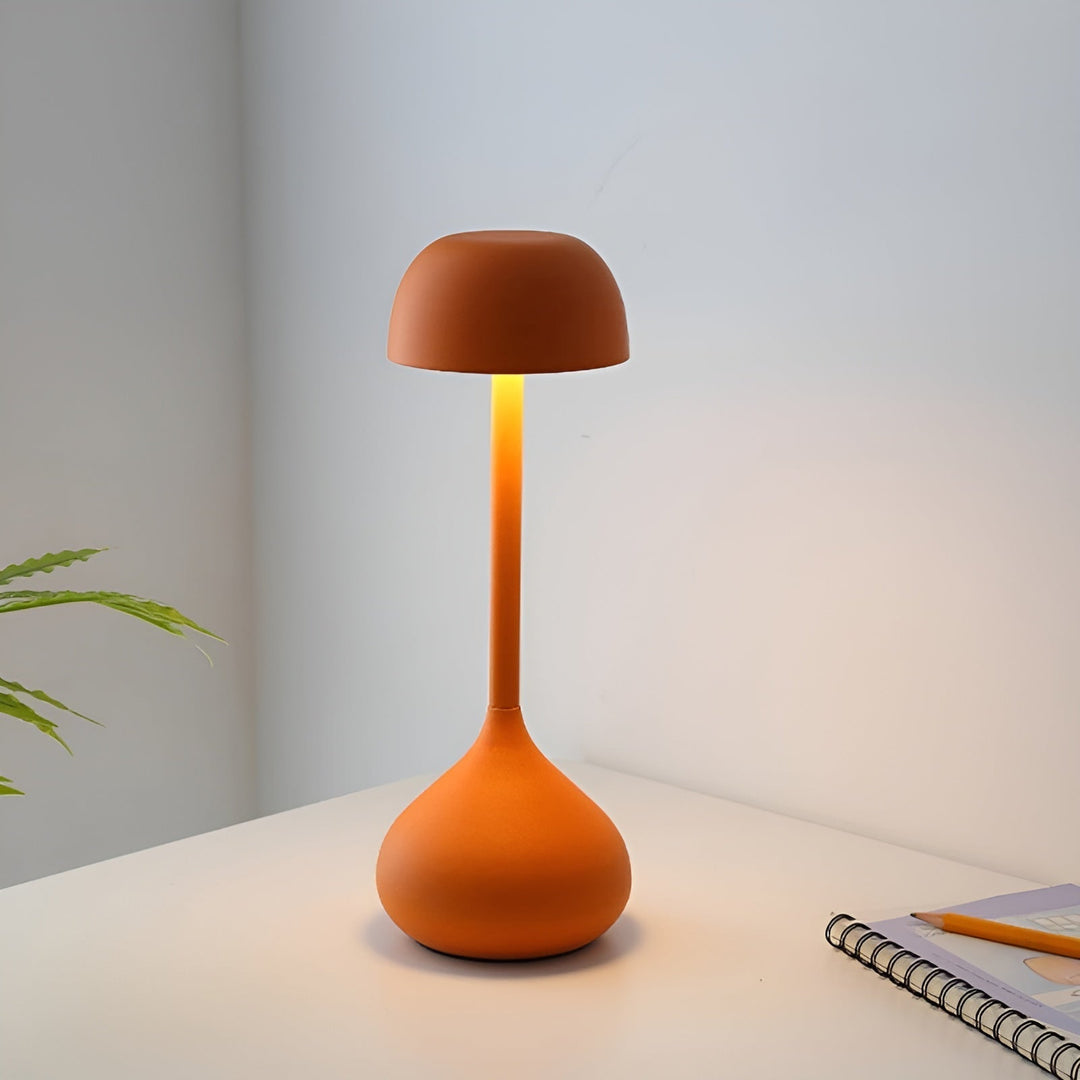 BowLift | LumiTouch Wireless LED Table Lamp – Elegant, Dimmable and Modern