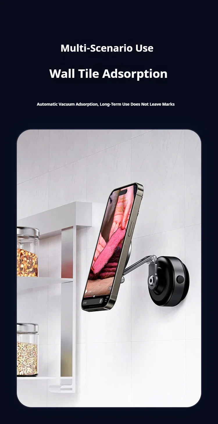 BowLift | Magnetic Vacuum Adsorption Phone Holder