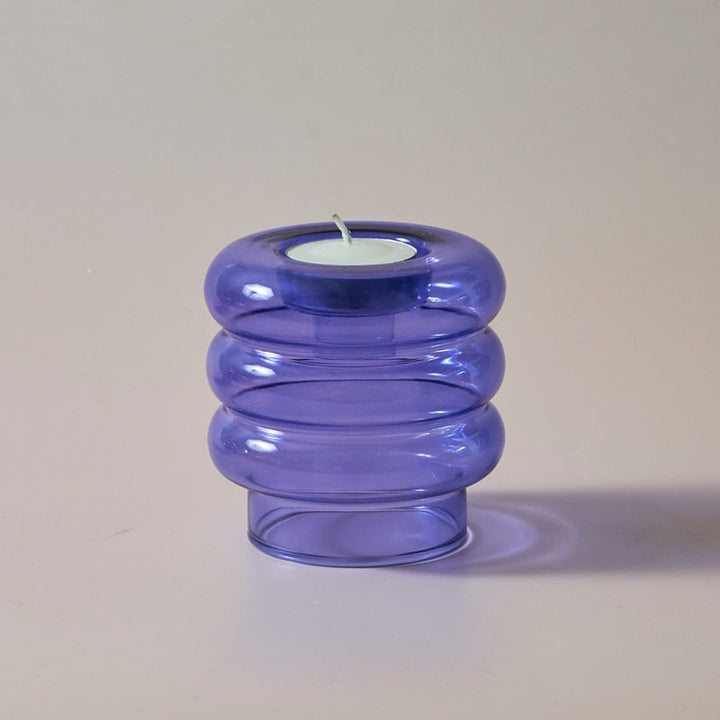 BowLift | Dual Glass Spiral Candle Holder